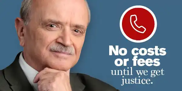 Attorney Carmen J. Latona banner showing "No costs or fees until we get justice"